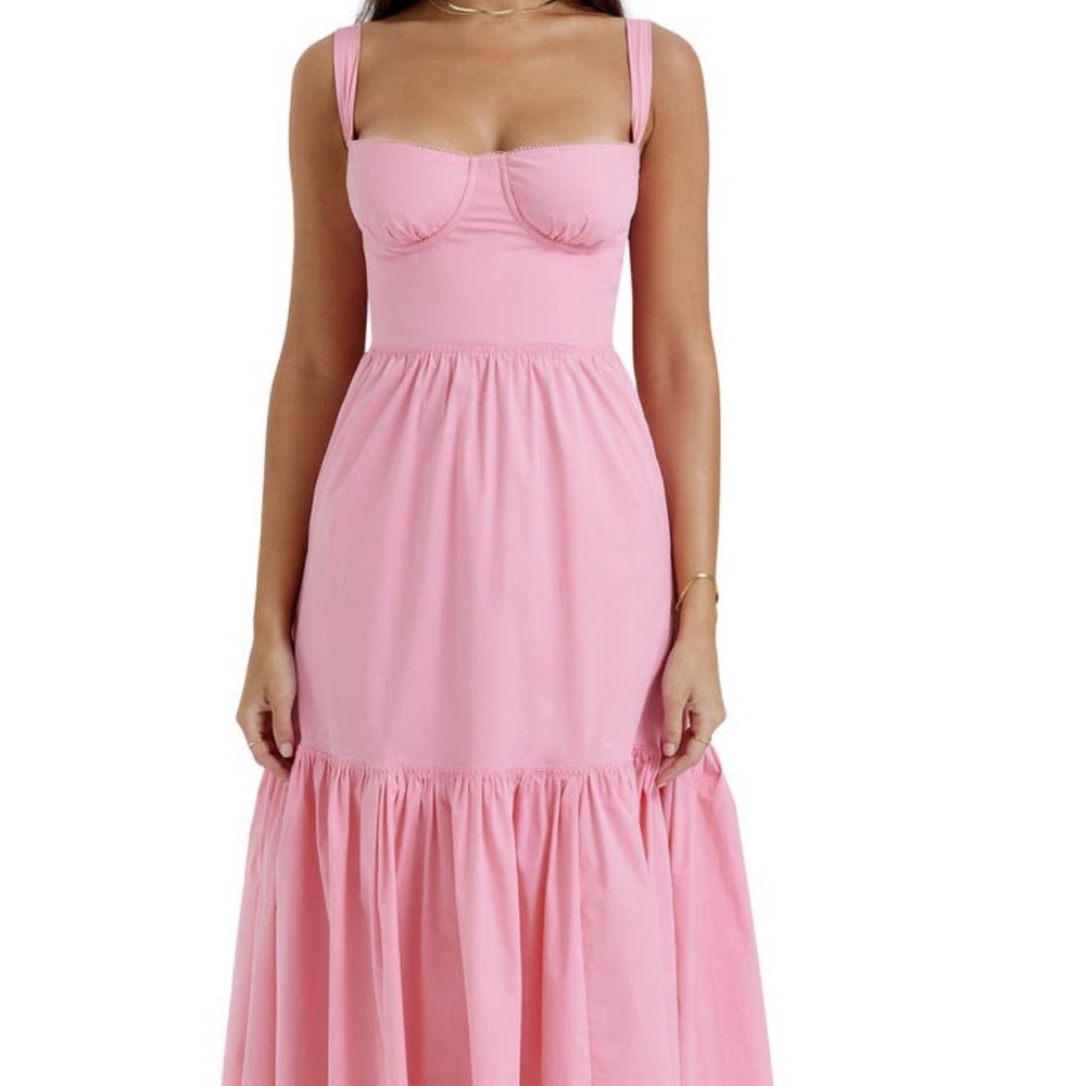 House of CB Elia French Pink Midi Sundress